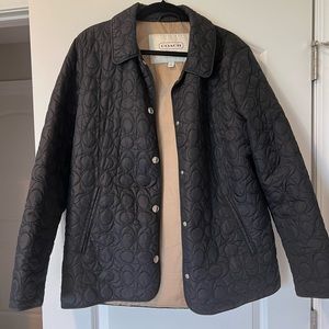 Coach Brand Quilted Black Jacket